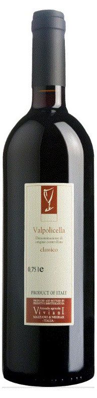 Вино Viviani Valpolicella Classico красное сухое Италия, 0,75 л