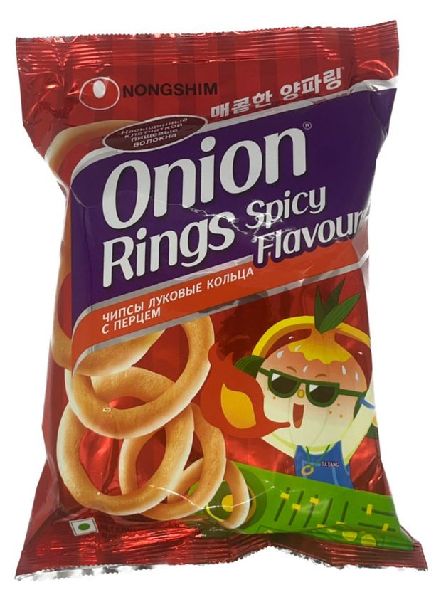 Чипсы Nongshim Луковые кольца с вкусом перца 40 г 150₽