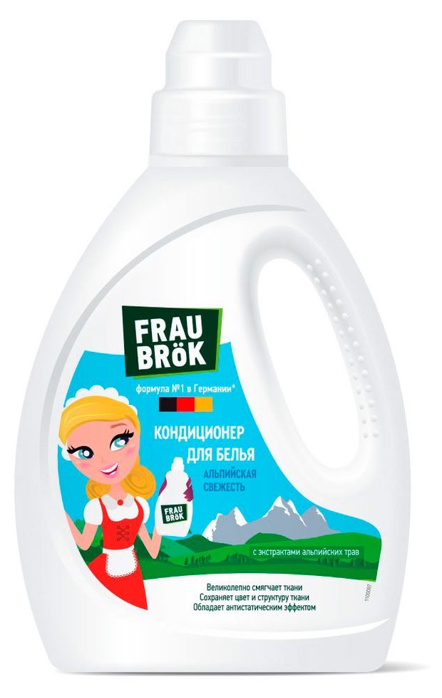 Кондиционер для белья Frau Brok Альпийская свежесть, 1 л