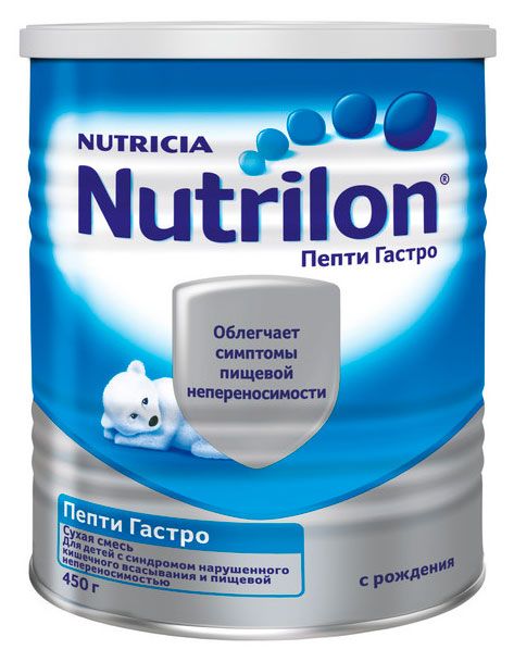 Смесь сухая молочная Nutrilon Пепти Гастро с рождения БЗМЖ 450 г 2000₽