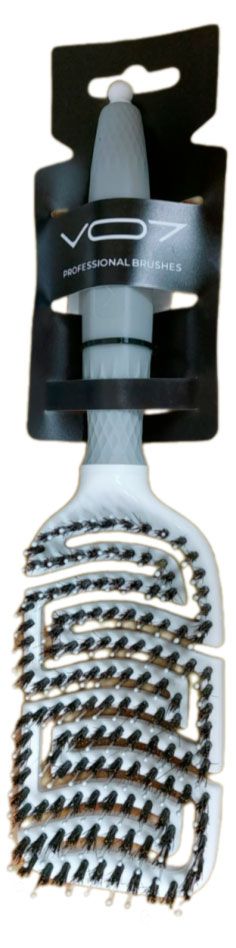 Расческа для волос VO7 Soft-touch с натуральной щетиной, 24х7 см
