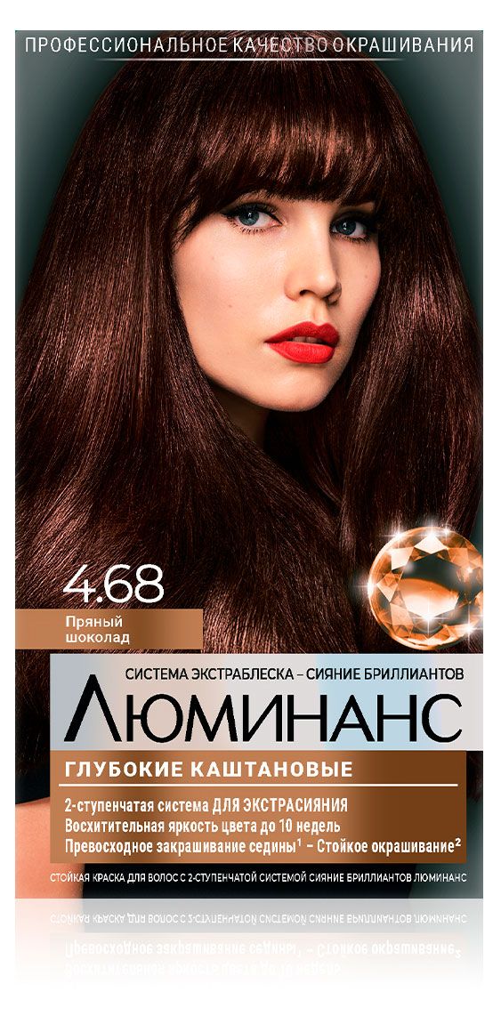 Краска стойкая для волос Люминанс 4.68 Пряный шоколад, 150 мл