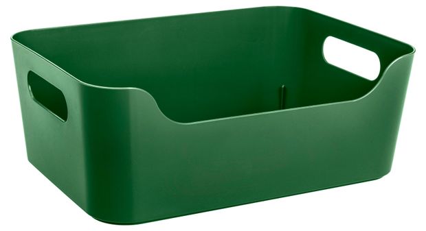 Корзинка универсальная Actuel зеленая без крышки, 3,1 л