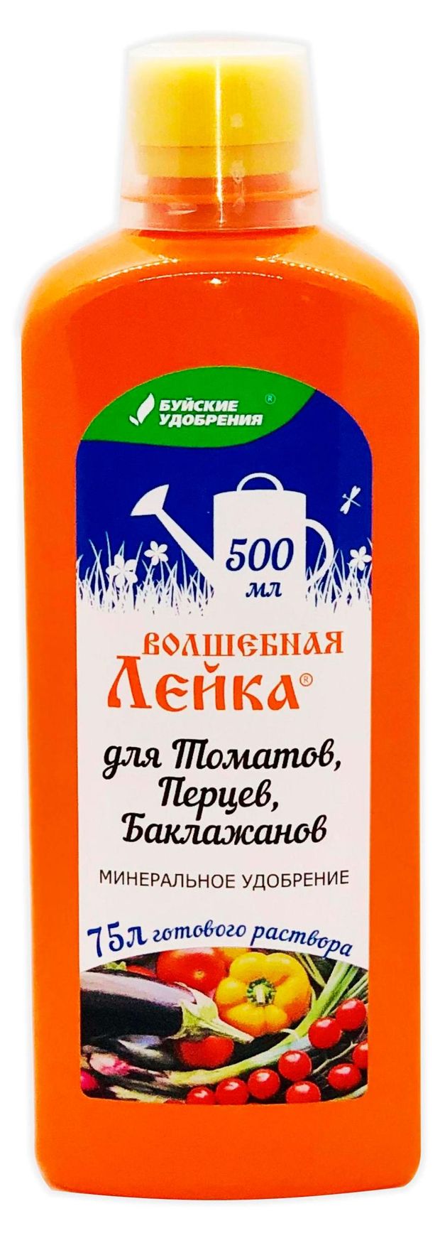 Сад и огород Удобрение минеральное Буйские удобрения для томатов перцев баклажанов, 0,5 л