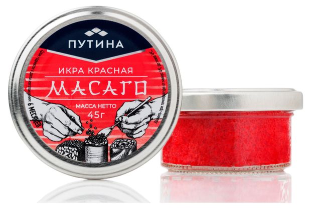 Икра масаго Путина красная, 45 г