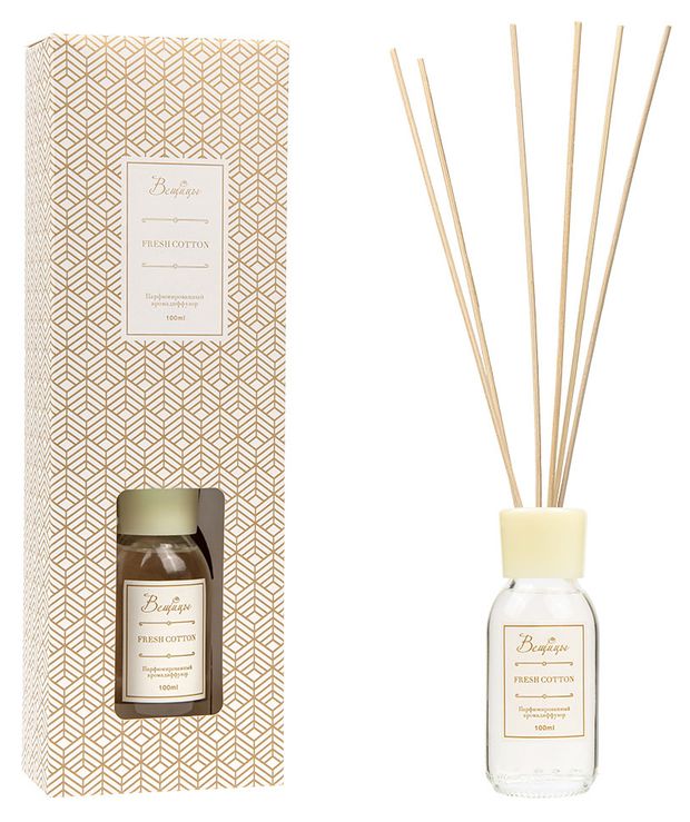 Аромадиффузор Вещицы Fresh cotton 100 мл 499₽