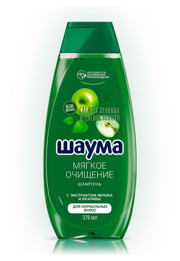 Шампунь для волос Шаума Мягкое очищение с экстрактом яблока, 370 мл