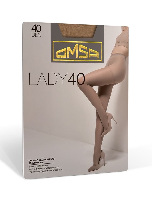 Колготки женские Omsa Lady 40 Caramello, размер 3
