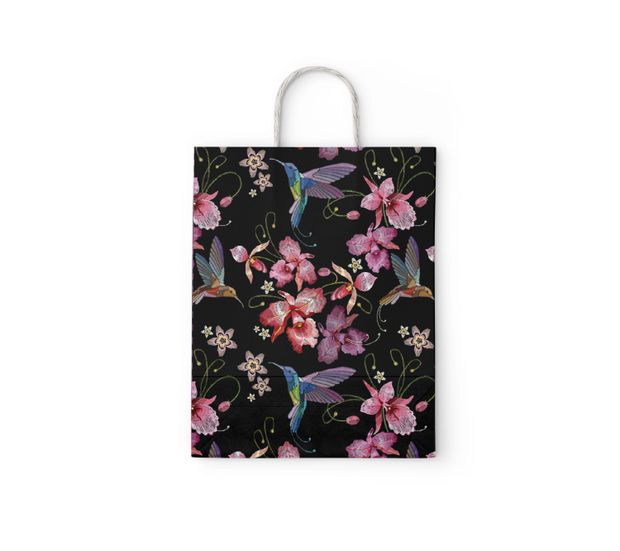 Пакет бумажный подарочный ПЗБМ, 25х22х12 см в ассортименте