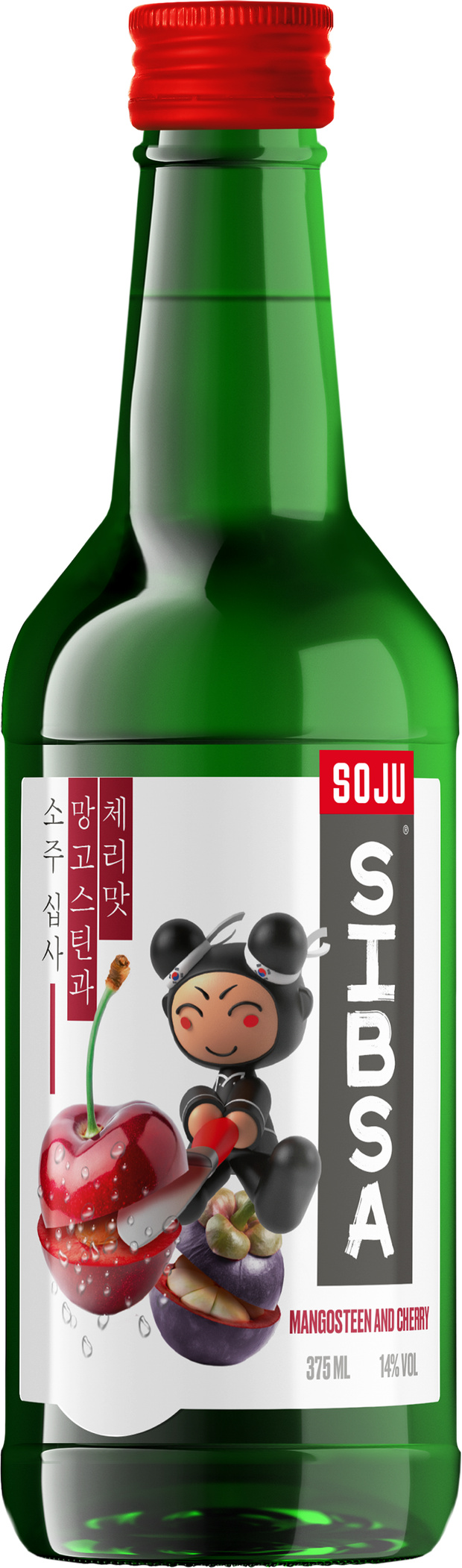 Соджу Sibsa cherry mix 14%, 375 мл