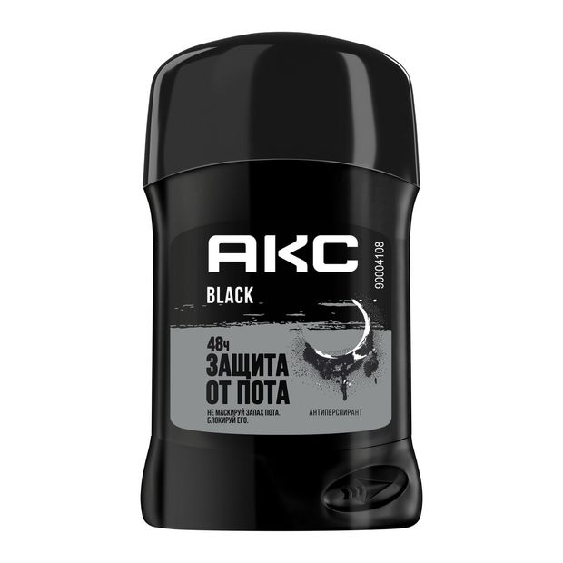 фото Дезодорант-антиперспирант стик акс black, 50 мл