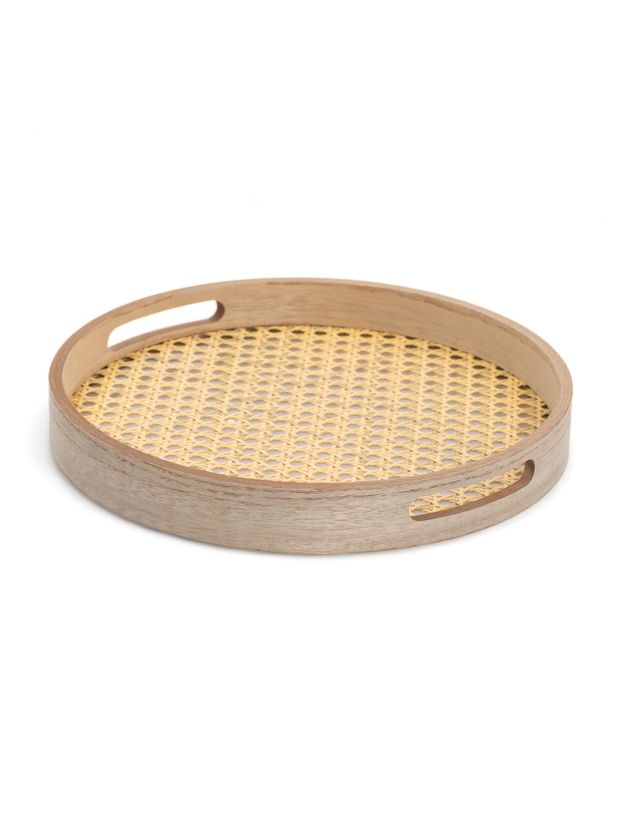 фото Поднос круглый domenik rattan, 30 см