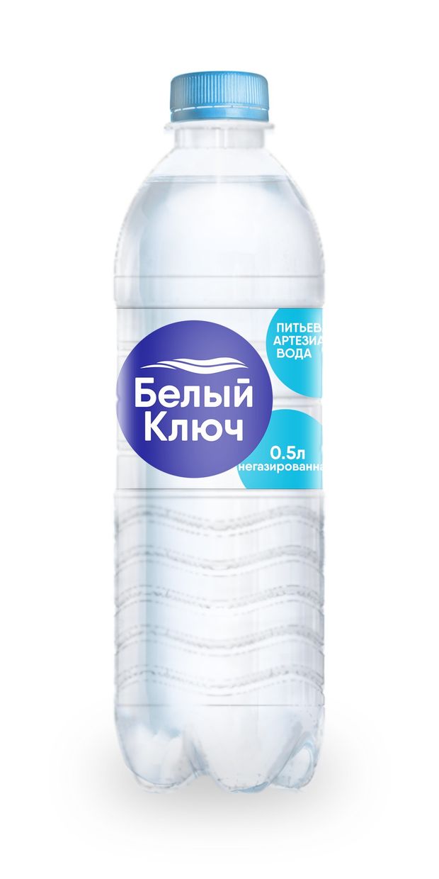 Вода питьевая Белый Ключ негазированная, 500 мл