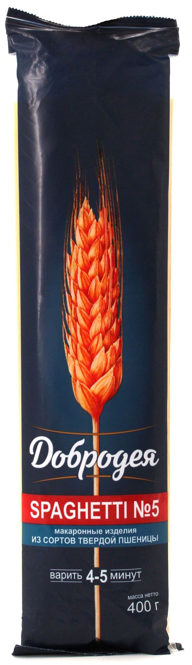 Макаронные изделия Добродея Spaghetti 5, 400 г