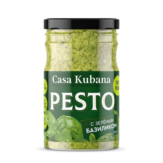 Соус Casa Kubana Песто из свежего базилика, 170 г