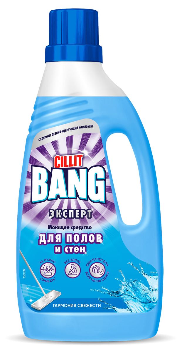 Средство моющее для полов и стен Cillit Bang Гармония свежести, 1000 мл