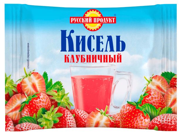 Кисель Русский Продукт Клубничный, 190 г
