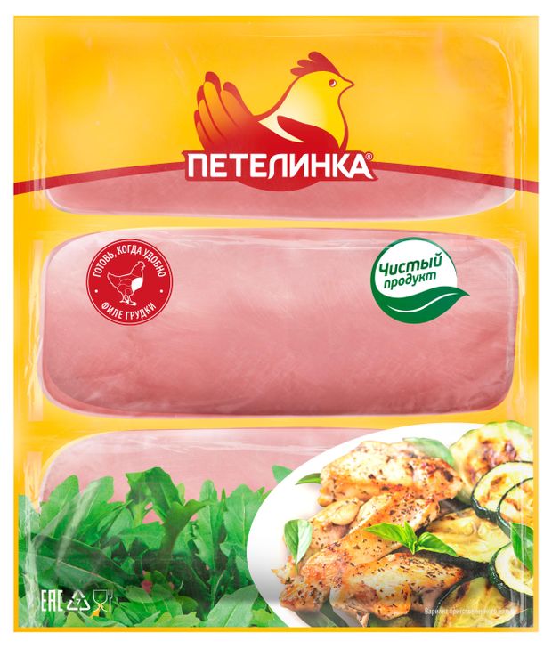 Филе бедра цыпленка-бройлера Петелинка охлажденное, ~ 1,2 кг