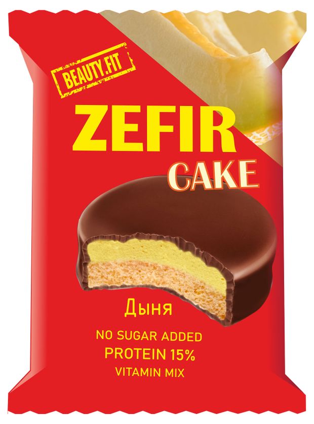 Зефир Beauty Fit Cake со вкусом дыни, 45 г