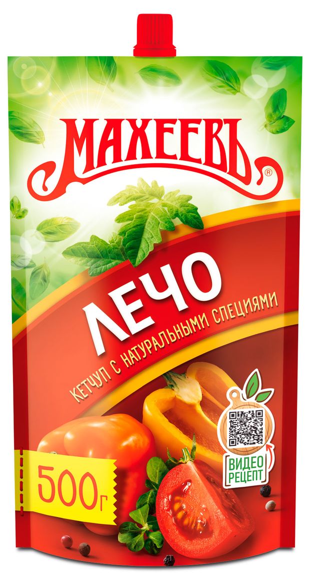 Кетчуп томатный МАХЕЕВЪ Лечо 500 г 120₽