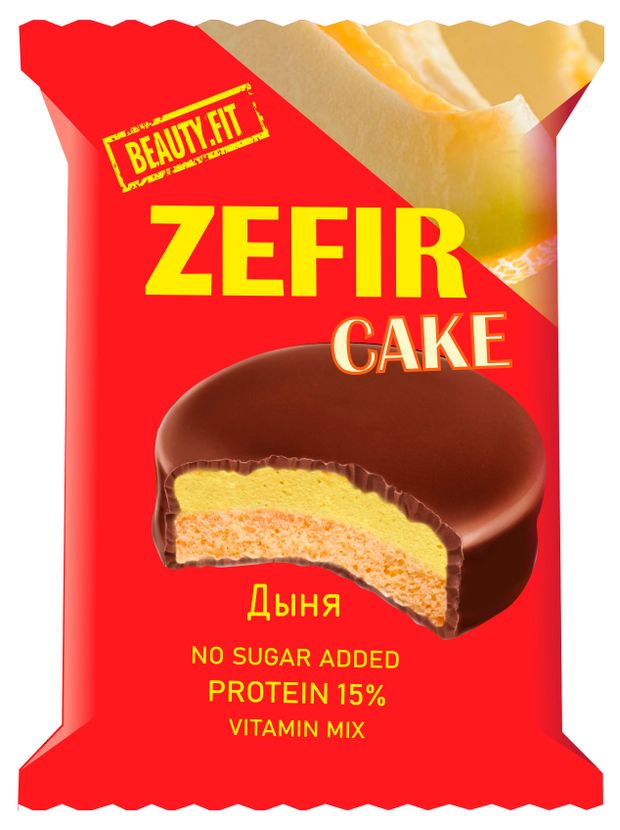 Зефир Beauty Fit Cake со вкусом дыни 45 г 80₽