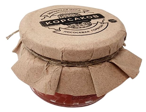 Икра лососевая Корсаков Горбуша зернистая, 230 г