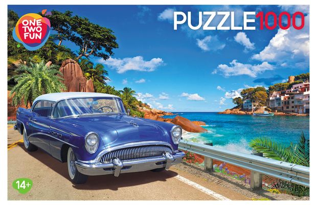 Пазл детский ONE TWO FUN Пейзажи 1000 элементов в ассортименте 350₽