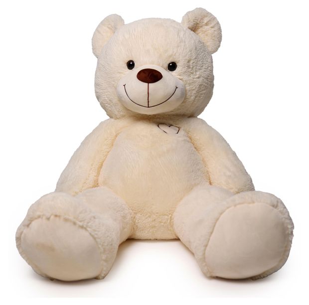 Игрушка мягкая Мишка ONE TWO FUN с сердечком, 140 см