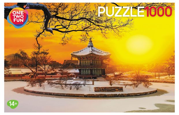 Пазл детский ONE TWO FUN Страны, 1000 элементов в ассортименте