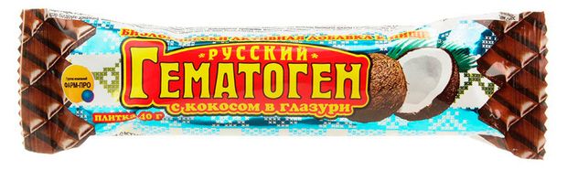 Гематоген Русский с кокосом, 40 г