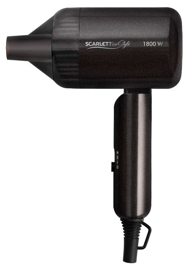 Фен Scarlett SC-HD70IT15 складной черный 1000₽