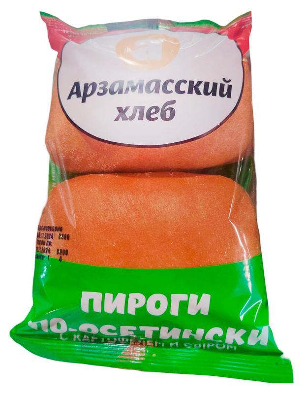 Пироги Арзамасский хлеб По-осетински с картофелем и сыром, 150 г