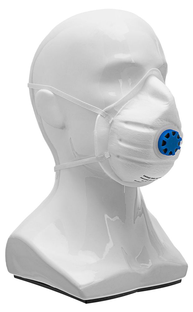 Полумаска фильтрующая Исток 1ФК формованная с клапаном выдоха