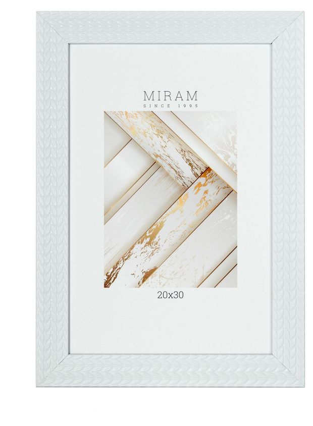 Фоторамка Miram Колоски белая, 20х30 см