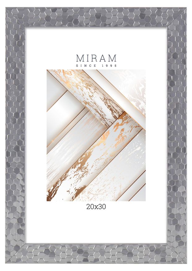 Фоторамка Miram Серебряные соты, 20х30 см