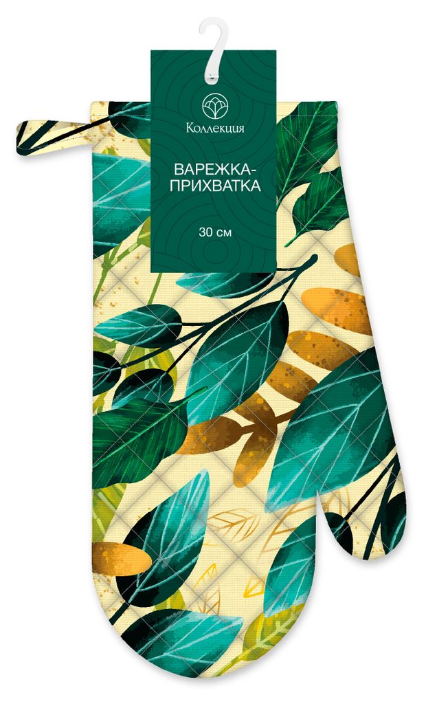 Варежка-прихватка Коллекция Листья 30 см 250₽