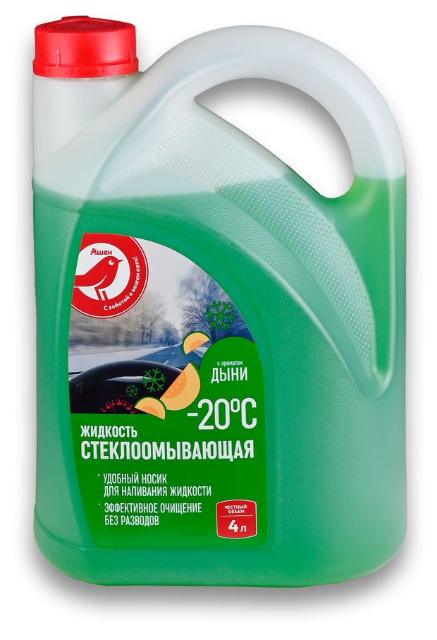 Автотовары Стеклоочиститель АШАН Красная Птица -20С, 4 л
