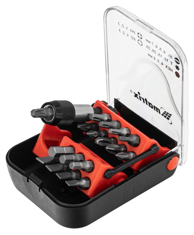 Набор Matrix 11316 биты и адаптер для бит 18 предметов 1950₽