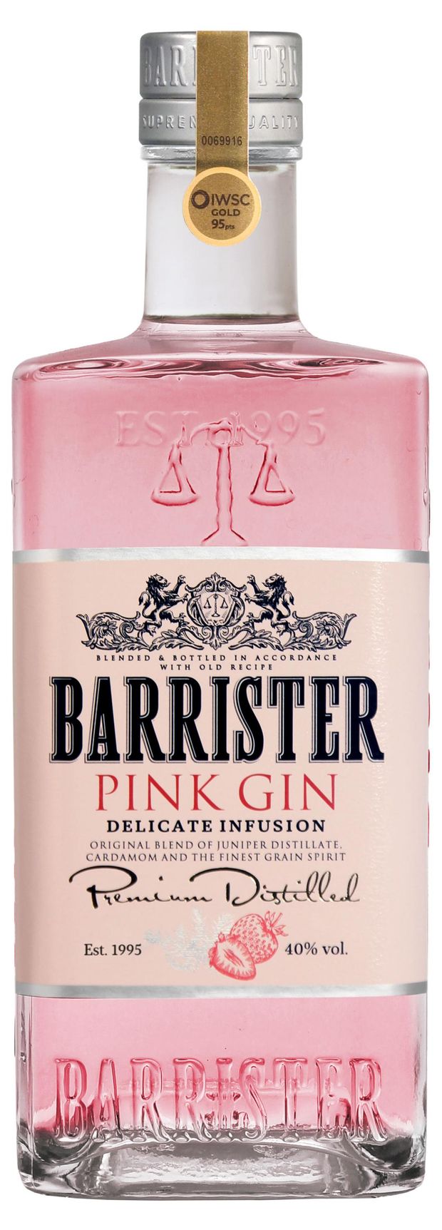 Джин Barrister Pink Россия 1 л 1150₽