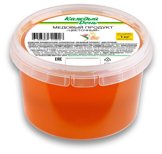 Медовый продукт Каждый день цветочный, 1 кг