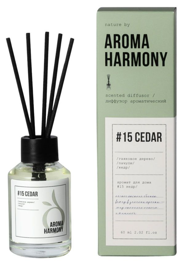 Диффузор ароматический Aroma Harmony Кедр, 60 мл