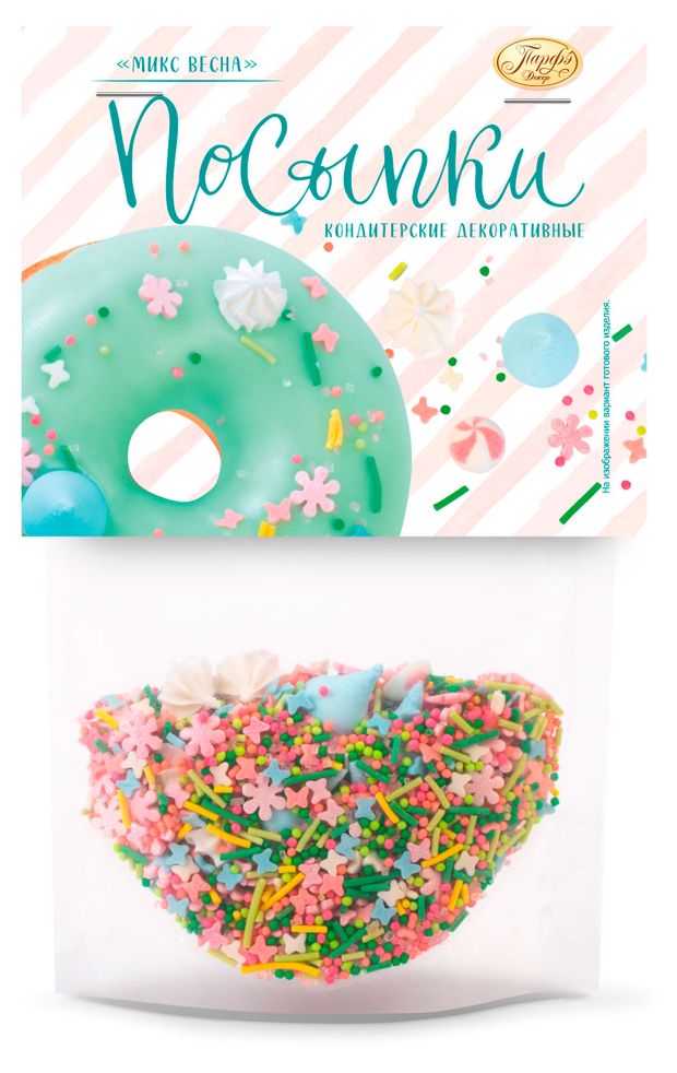 Посыпка кондитерская Парфэ Весна микс 50 г 120₽