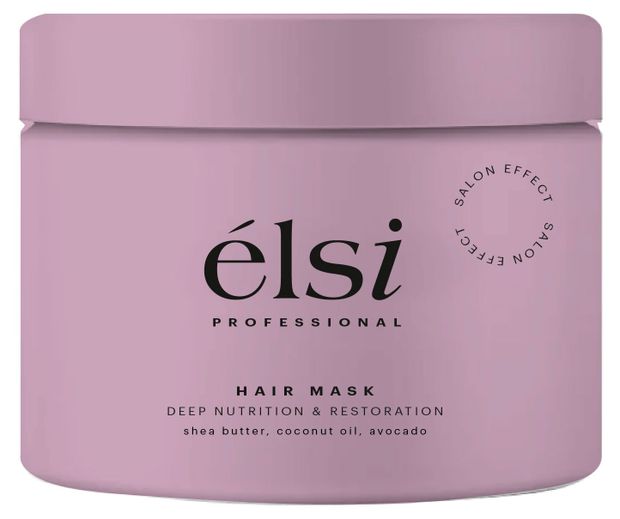 Маска для волос Elsi Professional Nutrition & Recovery для питания и восстановления волос, 500 мл