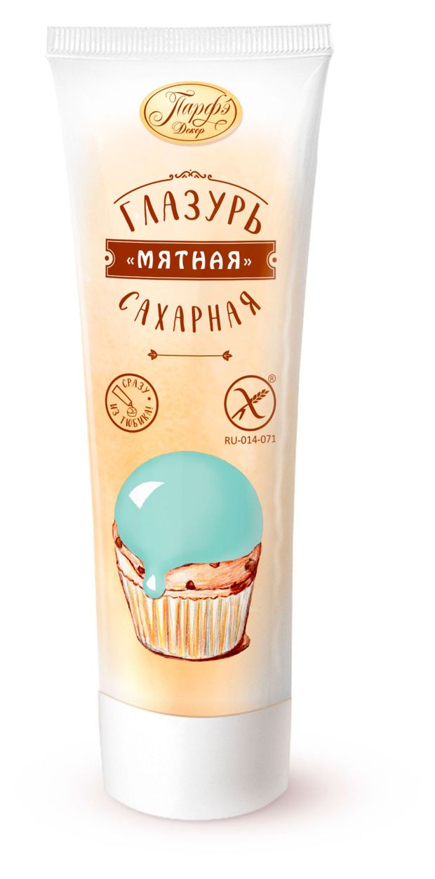 Глазурь сахарная Парфэ мятная 120 г 118₽
