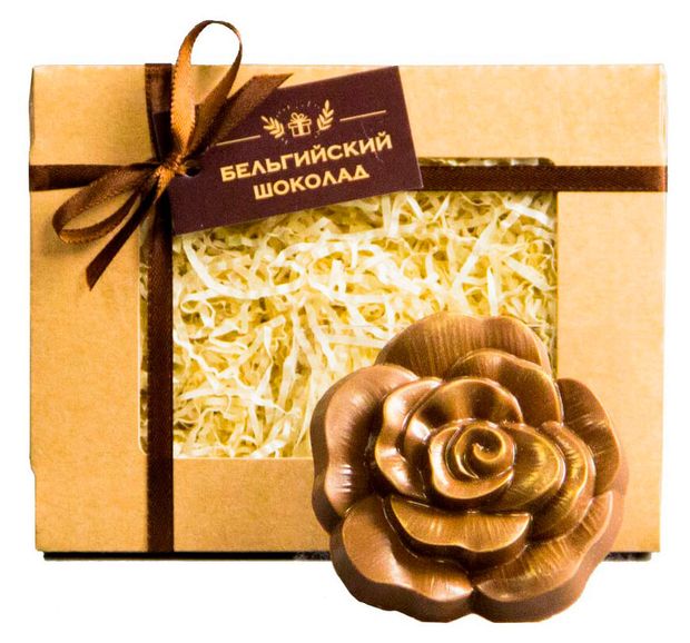 Шоколадная фигурка Время шоколада Роза, 80 г