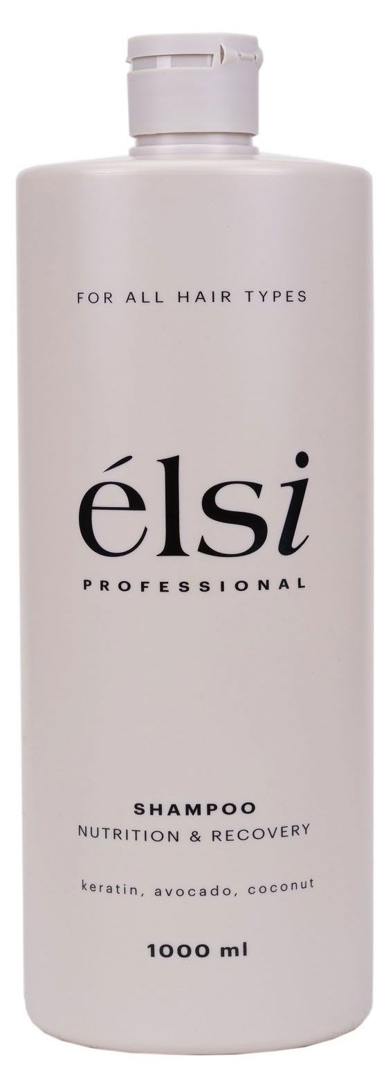 Шампунь для волос Elsi Professional Nutrition & Recovery для питания и восстановления волос, 1 л