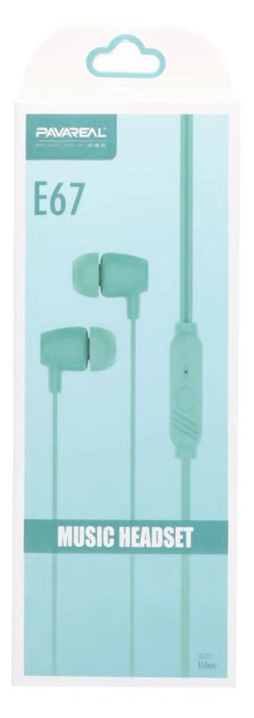 Наушники проводные Pavareal PA-E67 синие