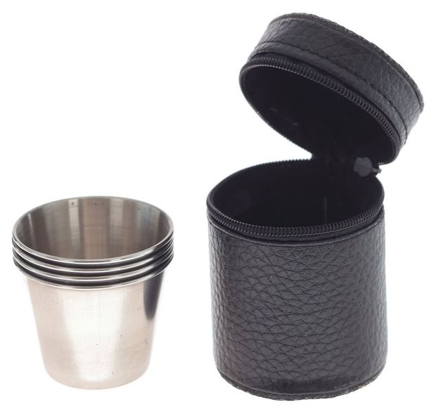 Набор стопок в чехле 30 мл, 4 шт в ассортименте