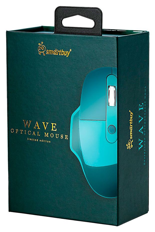 фото Мышь беспроводная smartbuy sbm-615ag-w wave беззвучная синяя