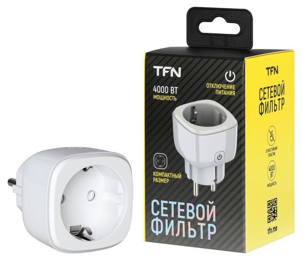 Сетевой фильтр TFN Power 4 White 1 розетка 599₽
